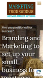 Mobile Screenshot of marketingtroubadour.com